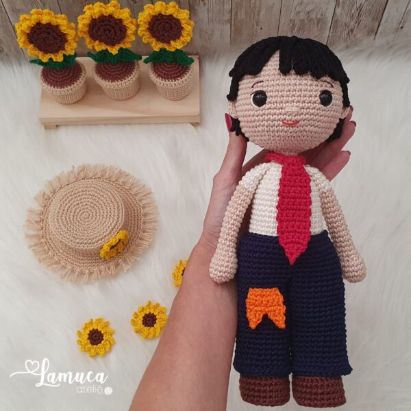 E-book Bonecos Caipiras Amigurumi - Imagem 7
