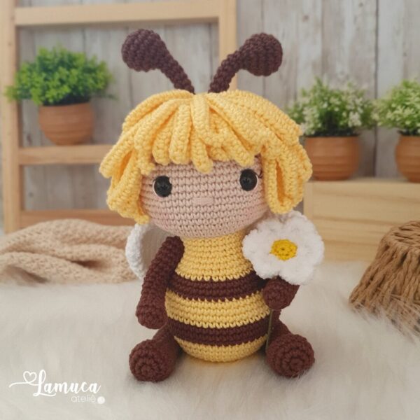 E-book Abelha Menina Amigurumi