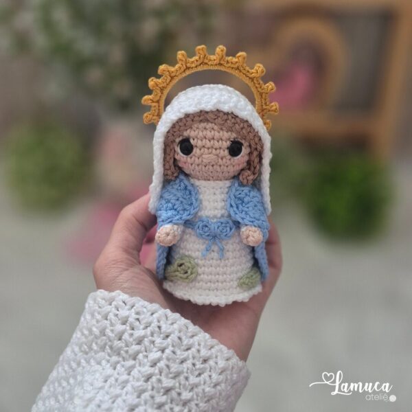 E-book Mini Nossa Senhora das Graças Amigurumi - Imagem 3