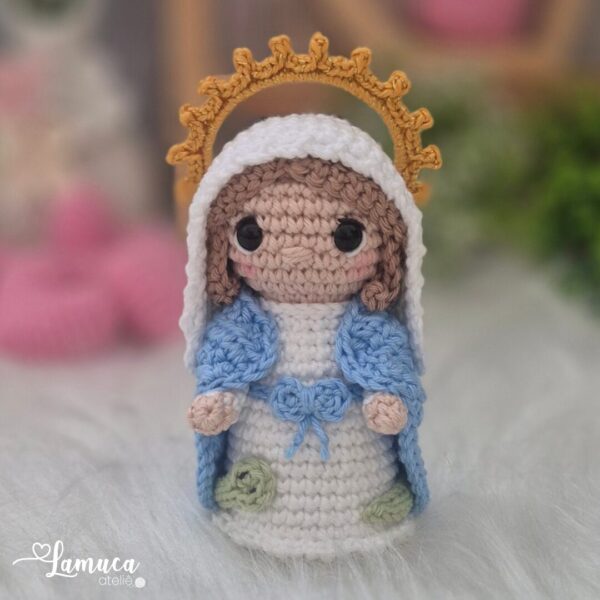 E-book Mini Nossa Senhora das Graças Amigurumi