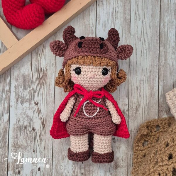 E-book Boneca Signo de Touro Amigurumi - Imagem 4