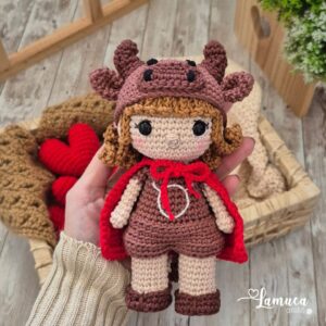 E-book Boneca Signo de Touro Amigurumi