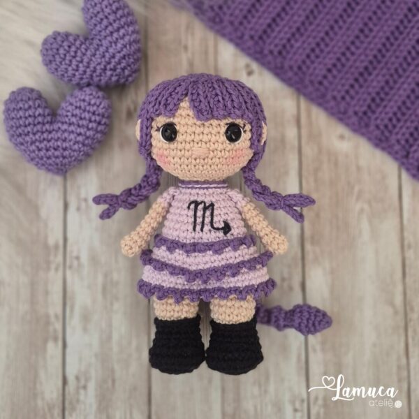 E-book Boneca Signo de Escorpião Amigurumi - Imagem 3