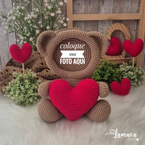 E-book Urso Porta Retrato Amigurumi