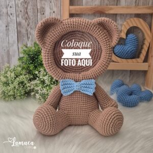E-book Urso Porta Retrato Amigurumi