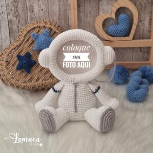 E-book Astronauta Porta Retrato Amigurumi