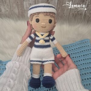 E-book Boneco Marinheiro Amigurumi
